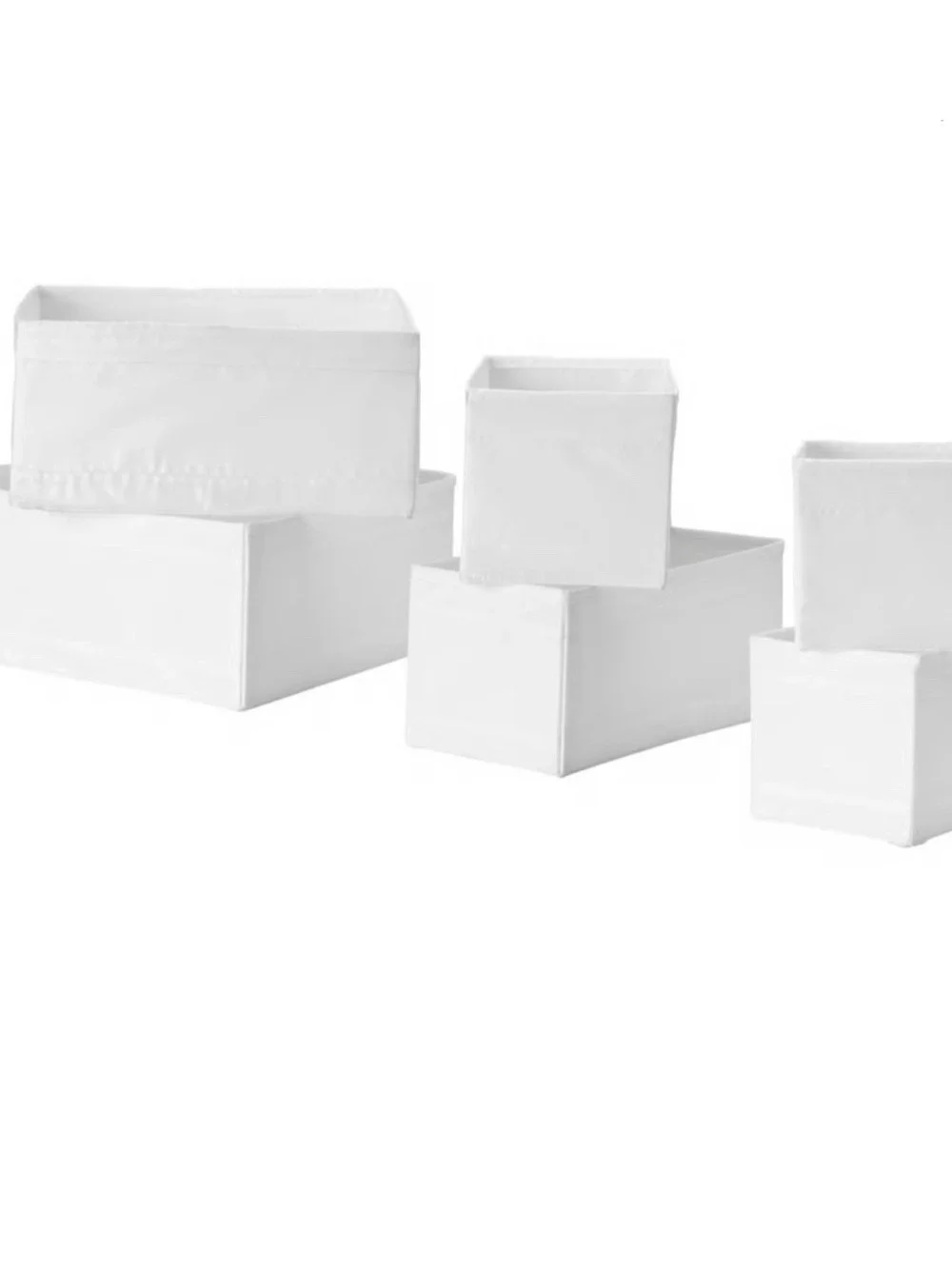 IKEA SKUBB Modular Drawer Jewelry & Accessory Organizer White set of 3